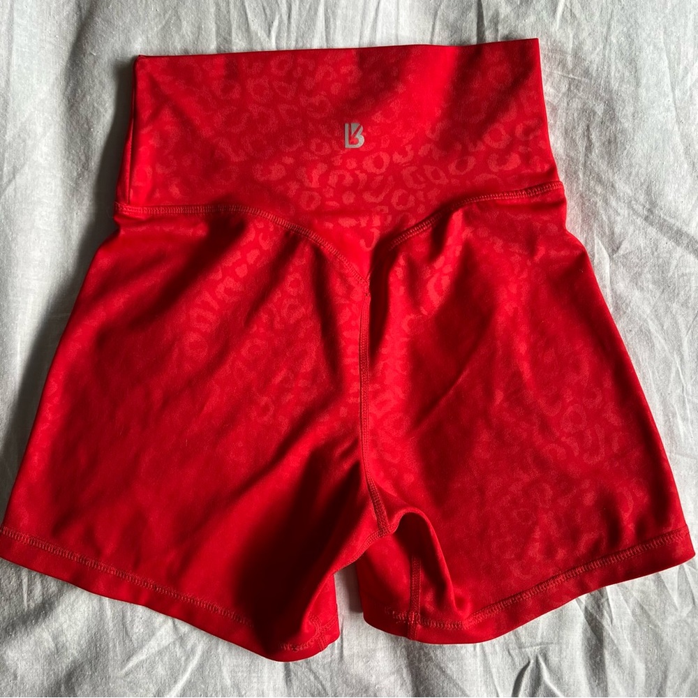 Cheetah Print Workout Shorts